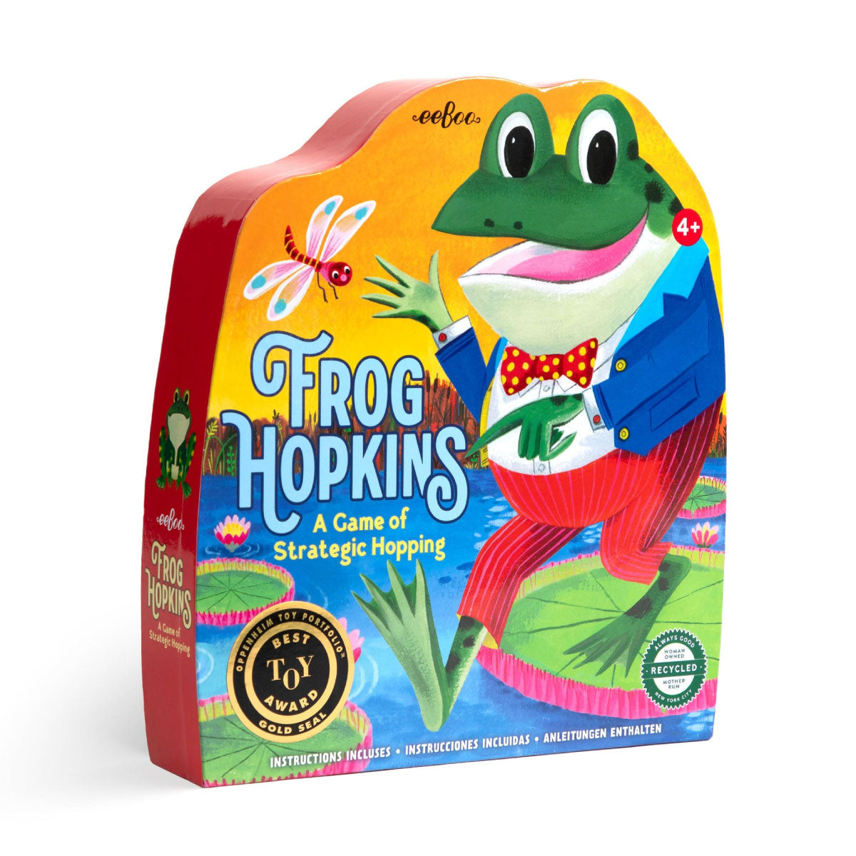 eeBoo Frog Hopkins Board Game
