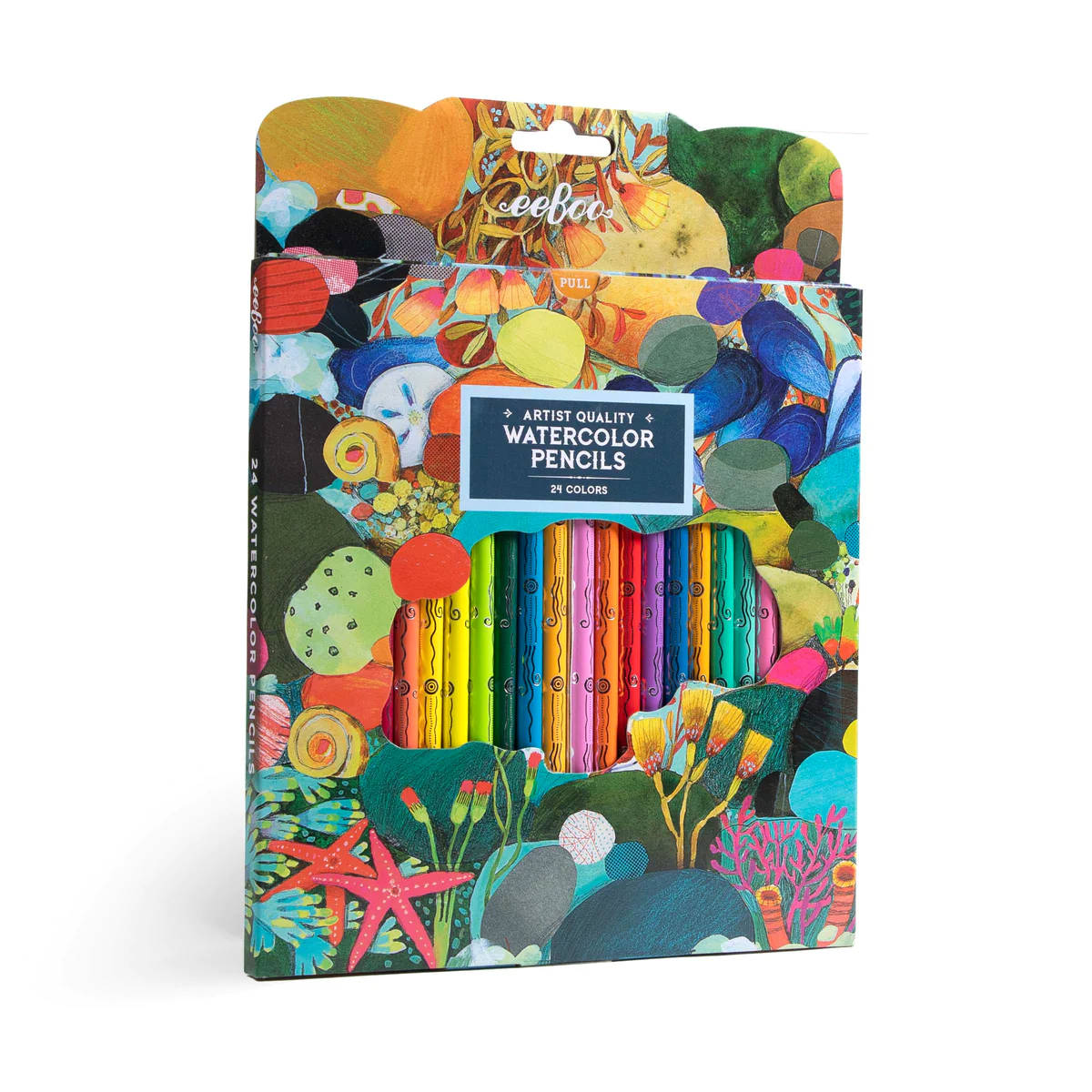 eeBoo Tidepool 24 Watercolor Pencils