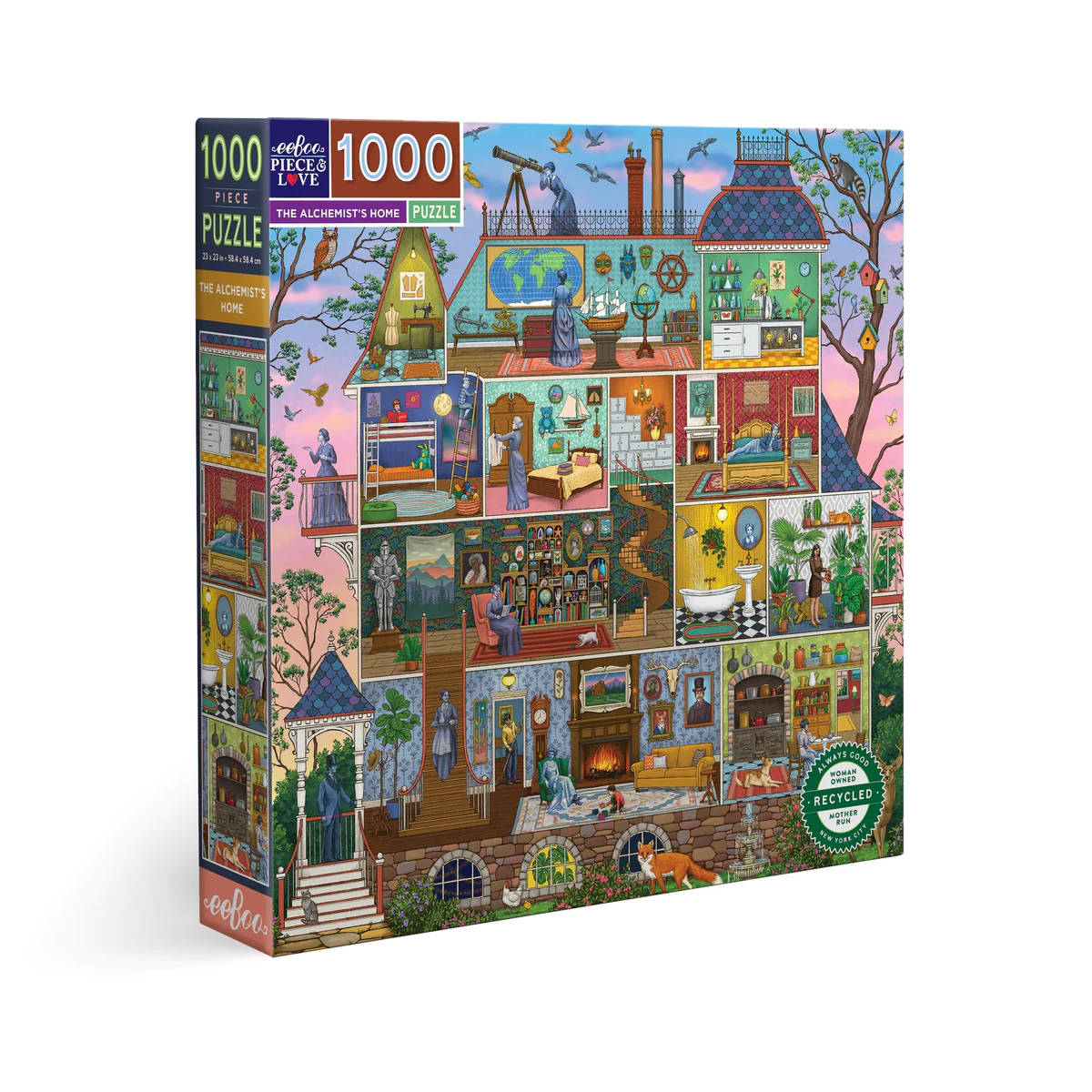 eeBoo The Alchemist’s Home - 1000 Piece Puzzle