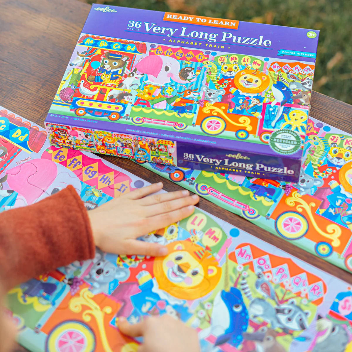 eeBoo Alphabet Train - 36 Piece Puzzle