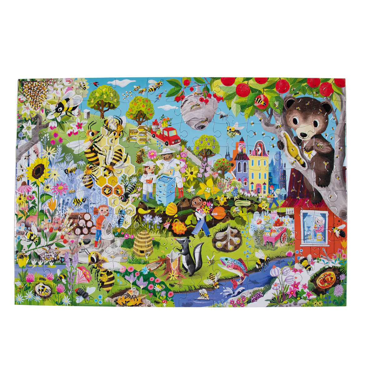 eeBoo Love of Bees - 100 Piece Puzzle