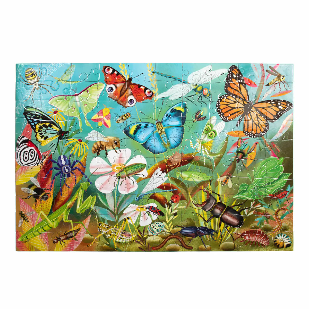 eeBoo Love of Bugs - 100 Piece Puzzle