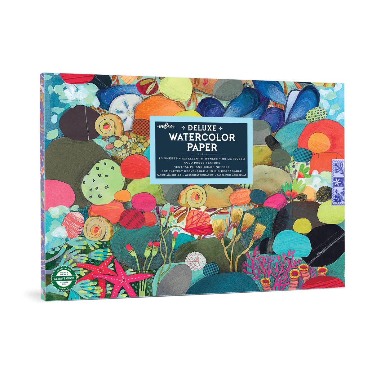eeBoo Tidepool Watercolor Pad