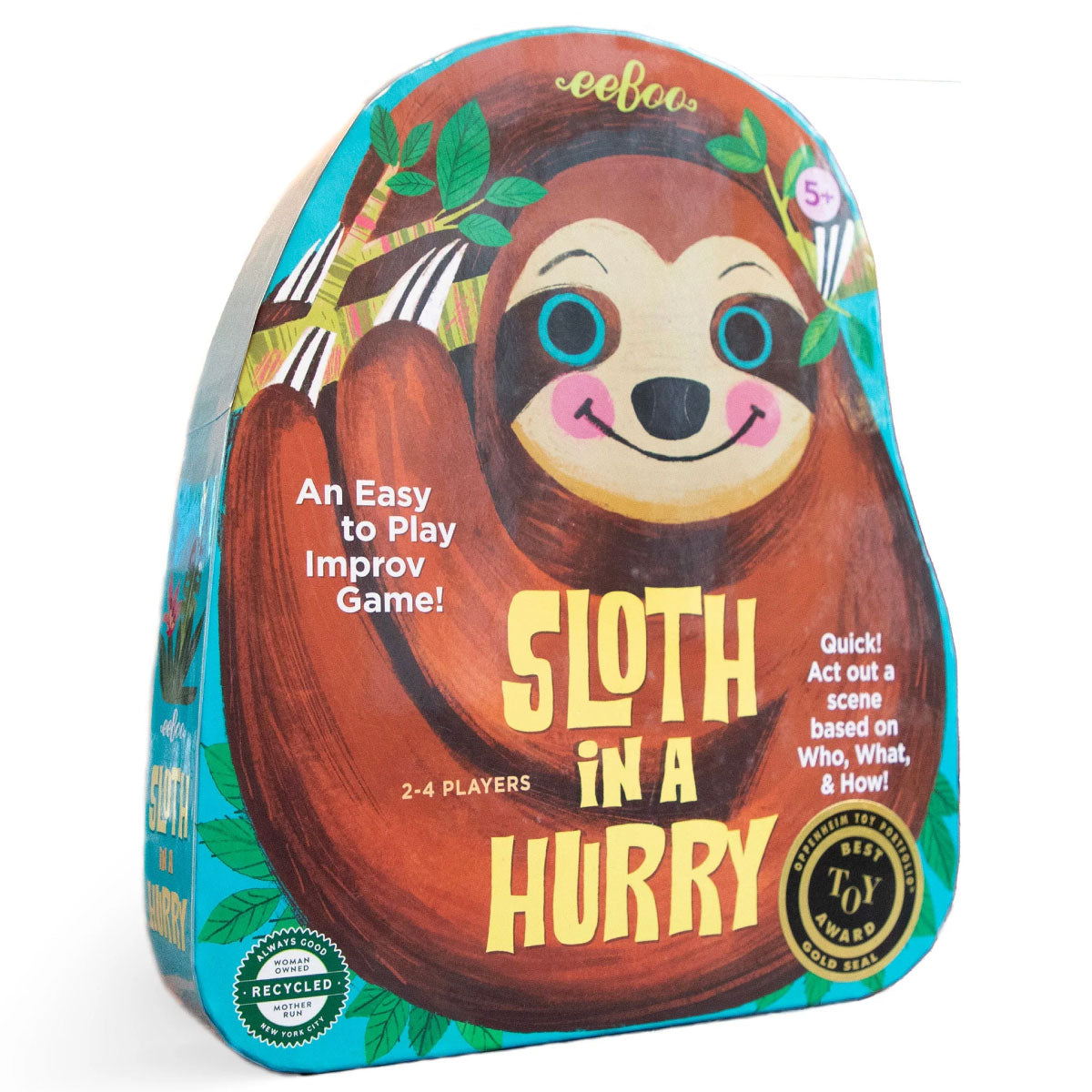 eeBoo Sloth in a Hurry Spinner Game