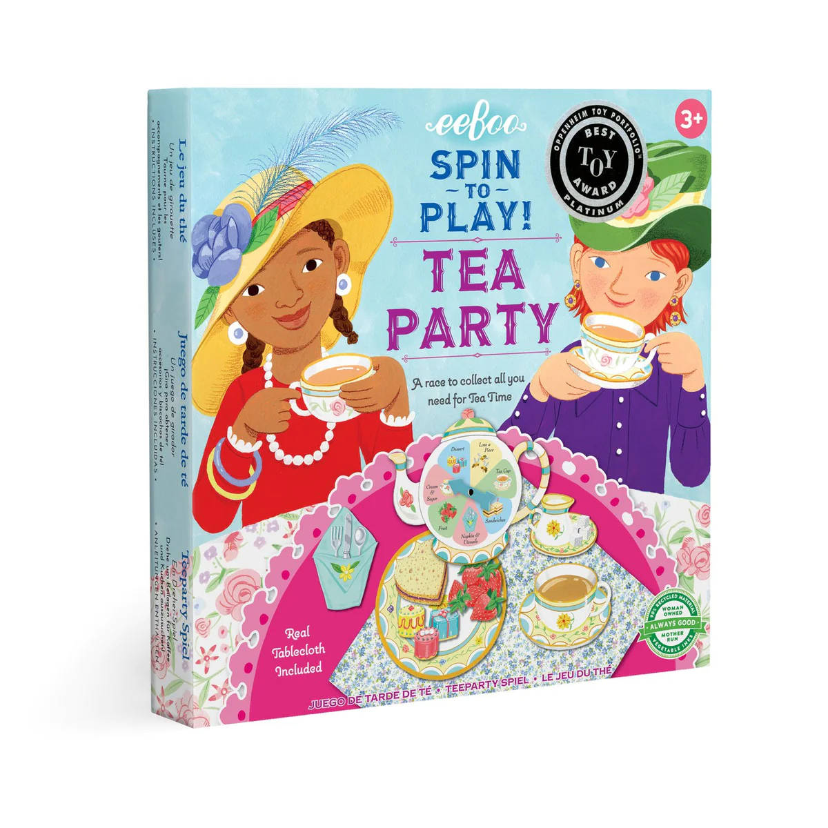 eeBoo Tea Party Spinner Game