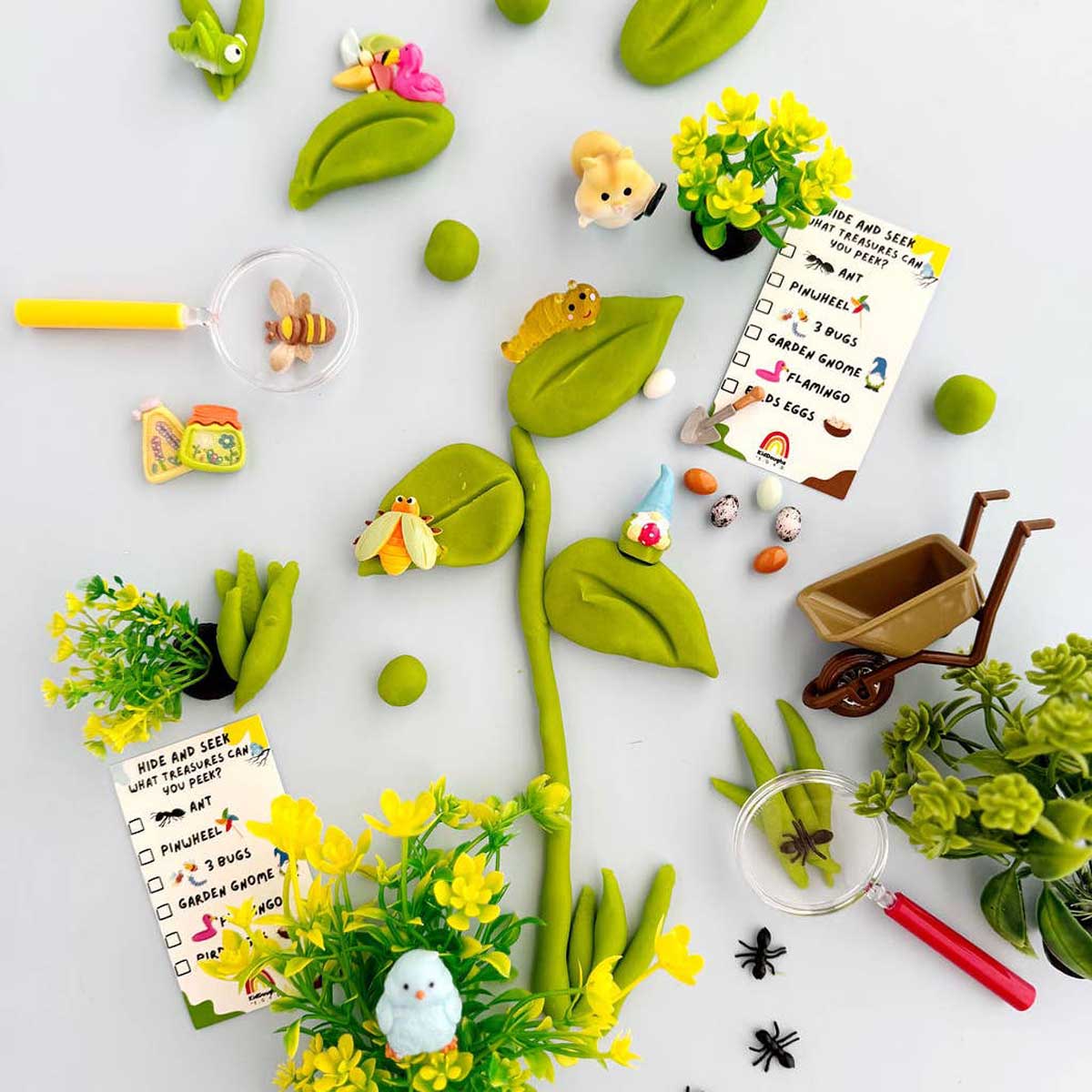 EGKD Seek and Find Backyard Bug KidDough Play Kit
