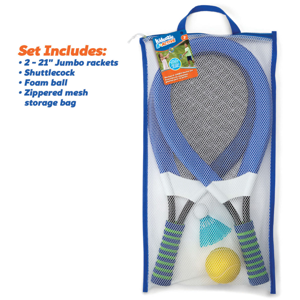 Epoch Kidoozie B*Active Backyard Jumbo Racket Set
