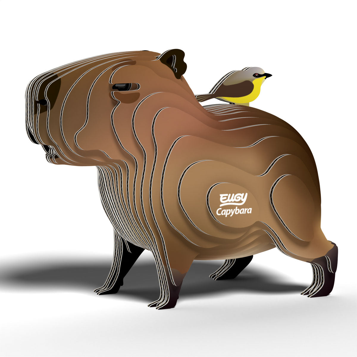 Eugy Capybara 3-D Cardboard Model Kit