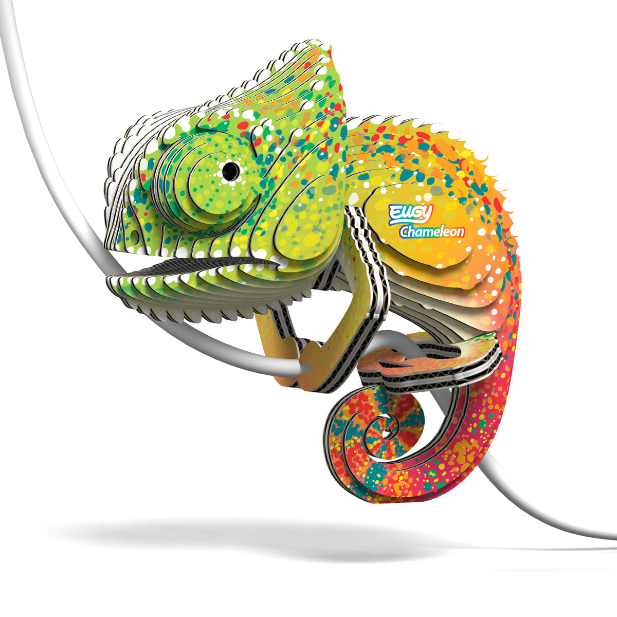 Eugy Chameleon 3-D Cardboard Model Kit