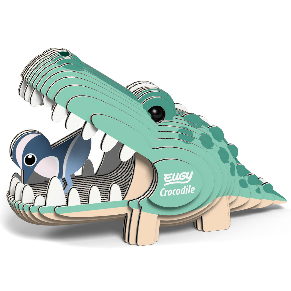 Eugy Crocodile 3-D Cardboard Model Kit