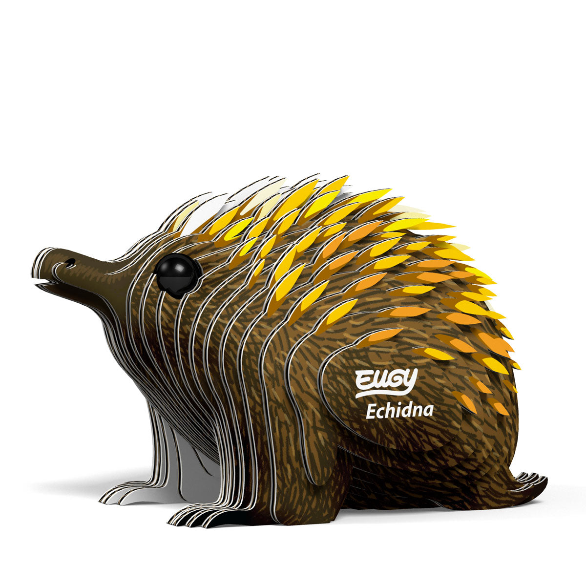 Eugy Echidna 3-D Cardboard Model Kit