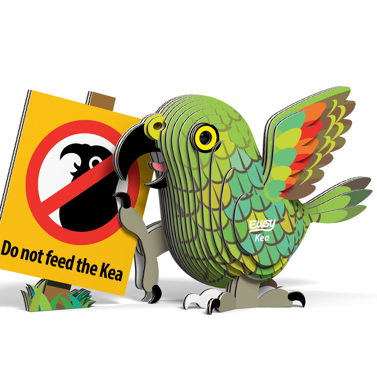 Eugy Kea Bird 3-D Cardboard Model Kit