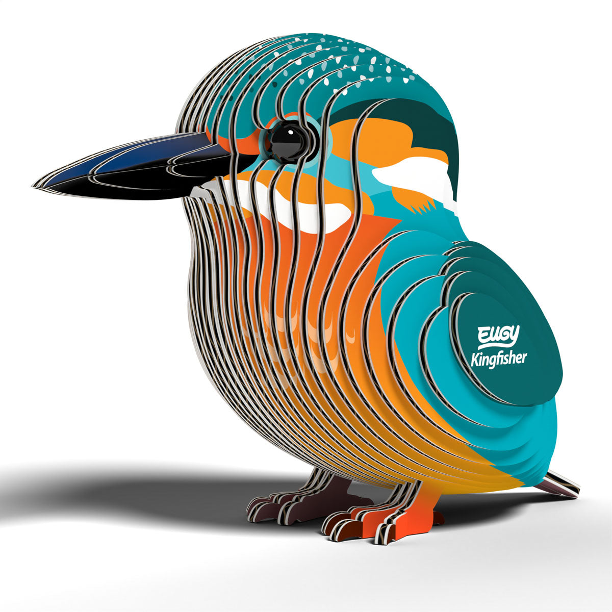Eugy Kingfisher 3-D Cardboard Model Kit