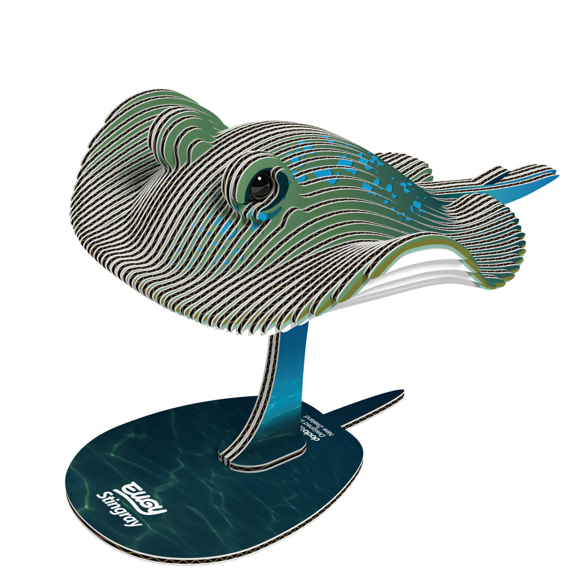 Eugy Stingray 3-D Cardboard Model Kit