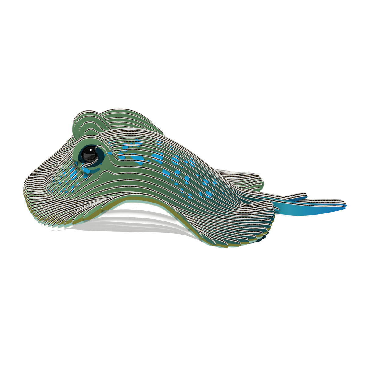Eugy Stingray 3-D Cardboard Model Kit