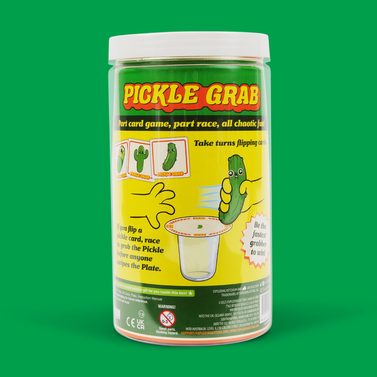 Exploding Kittens Pickle Grab Party Game