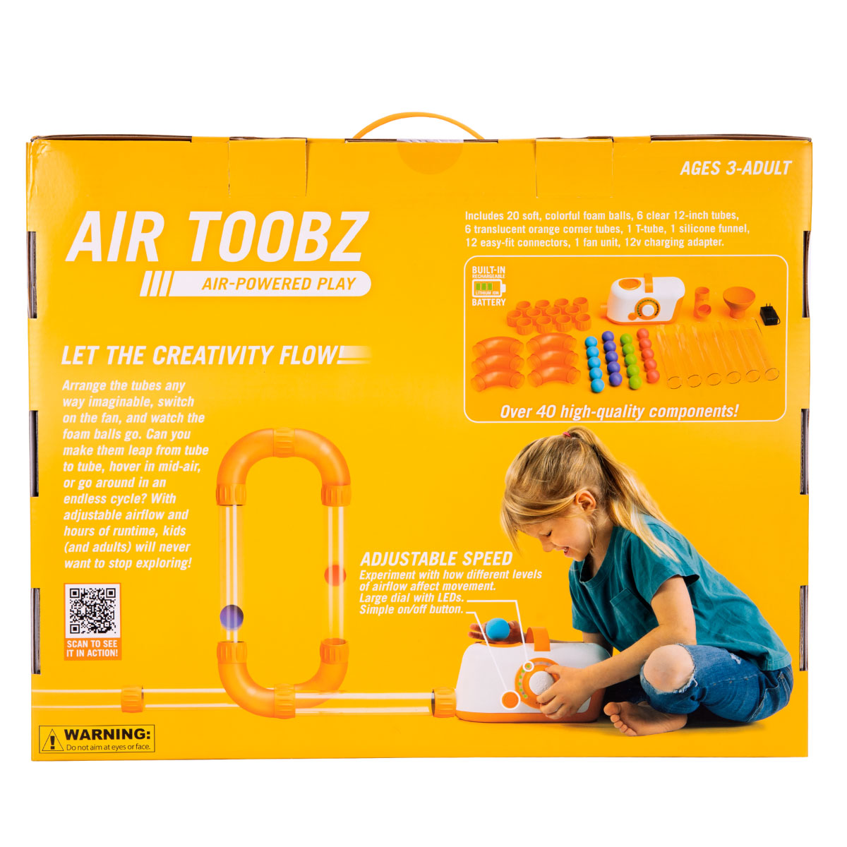 Fat Brain Air Toobz Air-Powered Ball Track