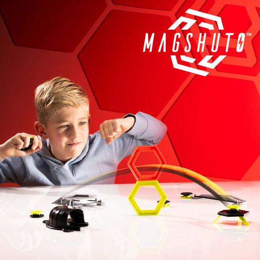 Fat Brain Toy Co Magshuto Stunt Park Trick Shot Set
