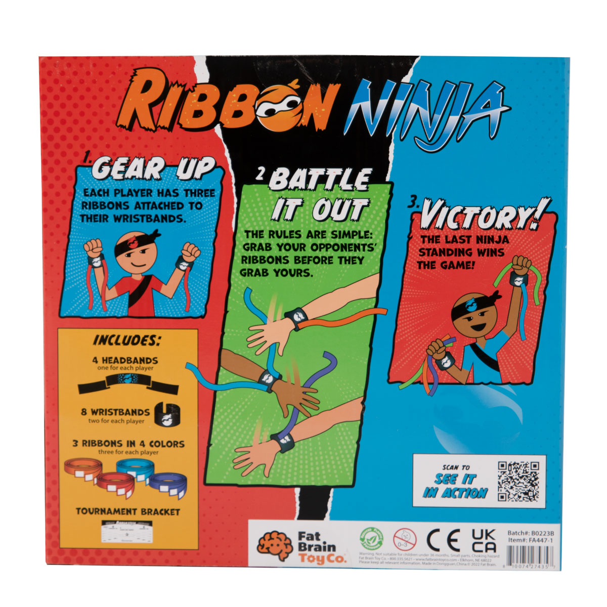 Fat Brain Ribbon Ninja 4 Player Set