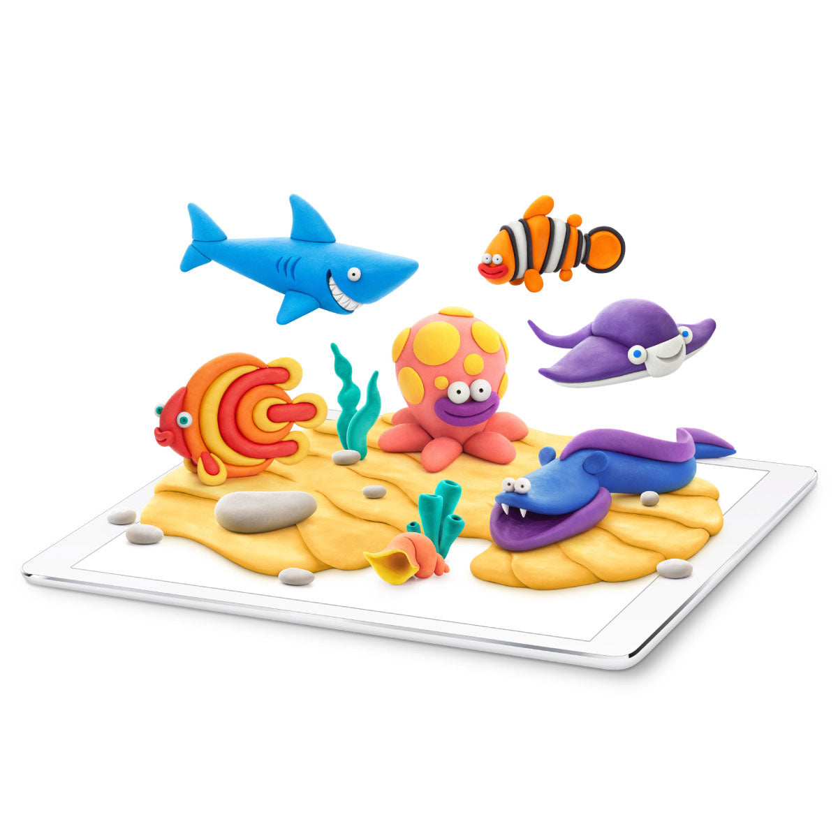 Hey Clay Ocean Creatures - 15 Air-Dry Modeling Clays