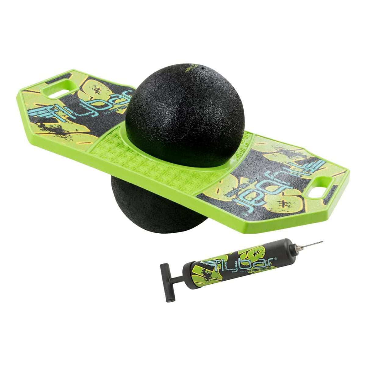 Flybar Pogo Ball Trick Board in Green Mean (Black/Green)