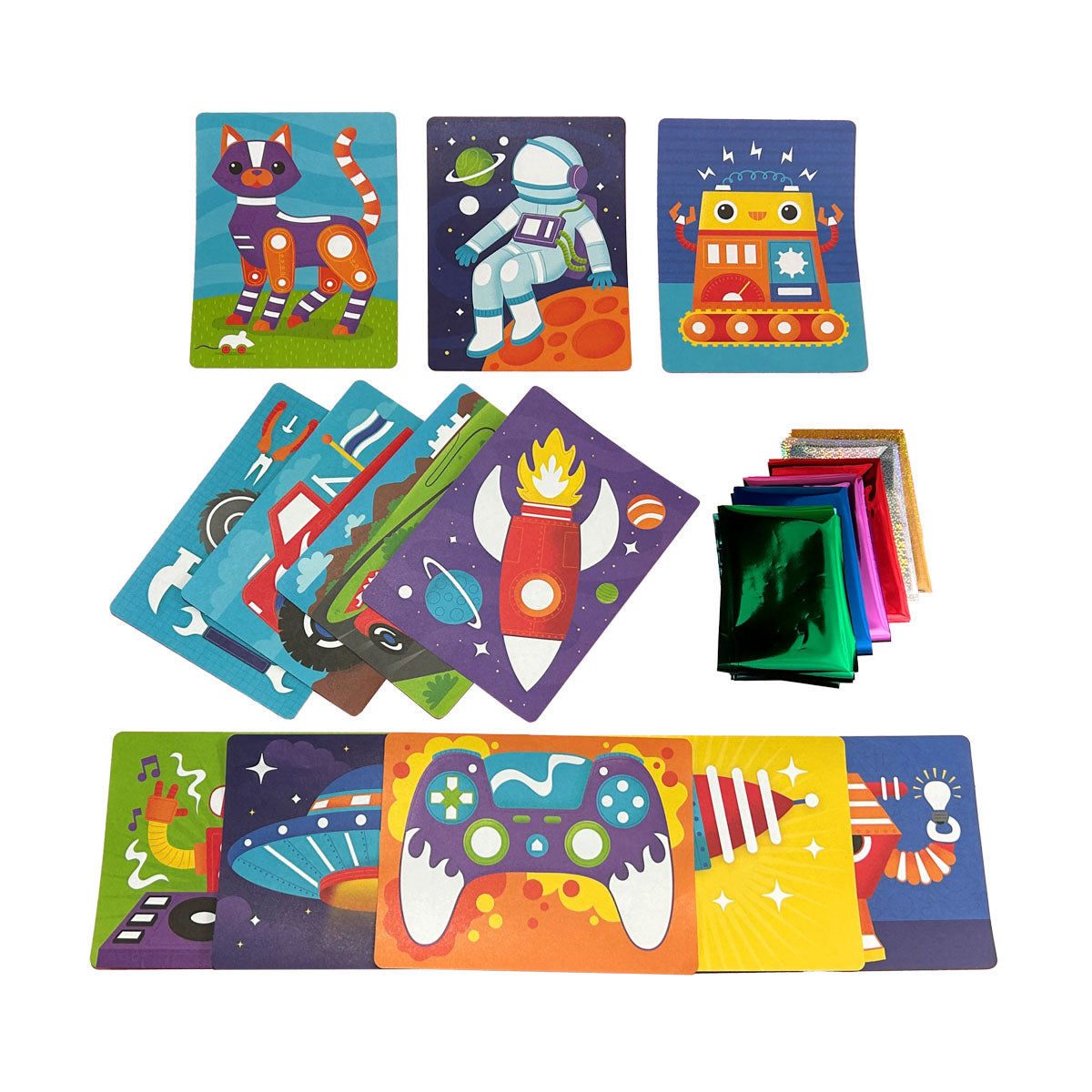 Foil-tastic Foil Art & Coloring - Gadgets & Gizmos by Ooly.