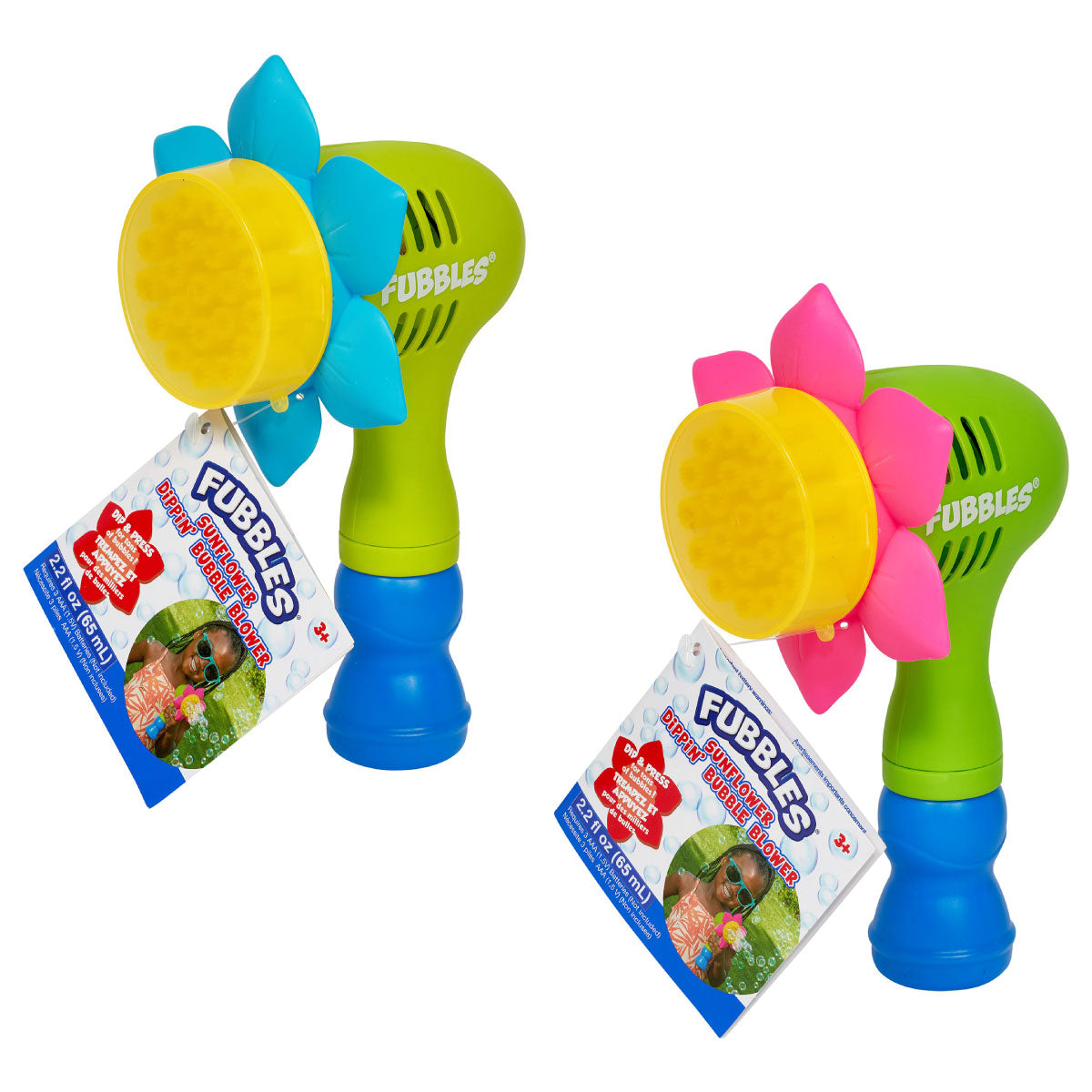 Fubbles Sunflower Dippin' Bubble Blower