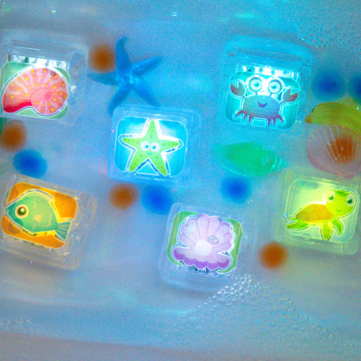 Glo Pals Ocean Themed Cubes 6 Pack