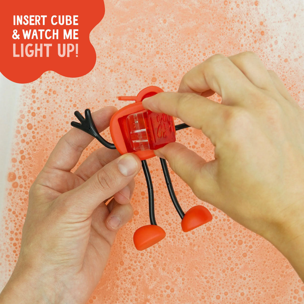 Glo Pals Sammy Character + 2 Red Cubes