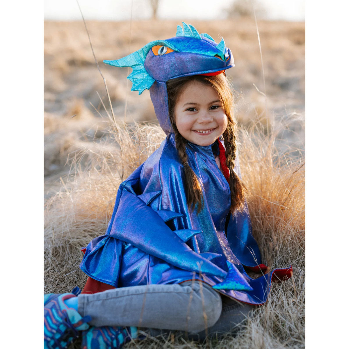 Great Pretenders Azure The Metallic Dragon Cape