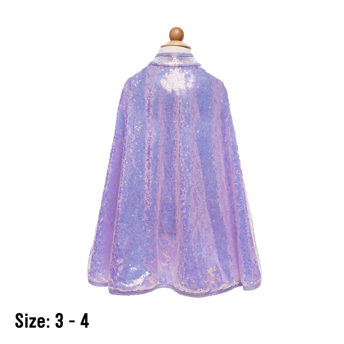 Sequins Cape - Lilac Size 3-4