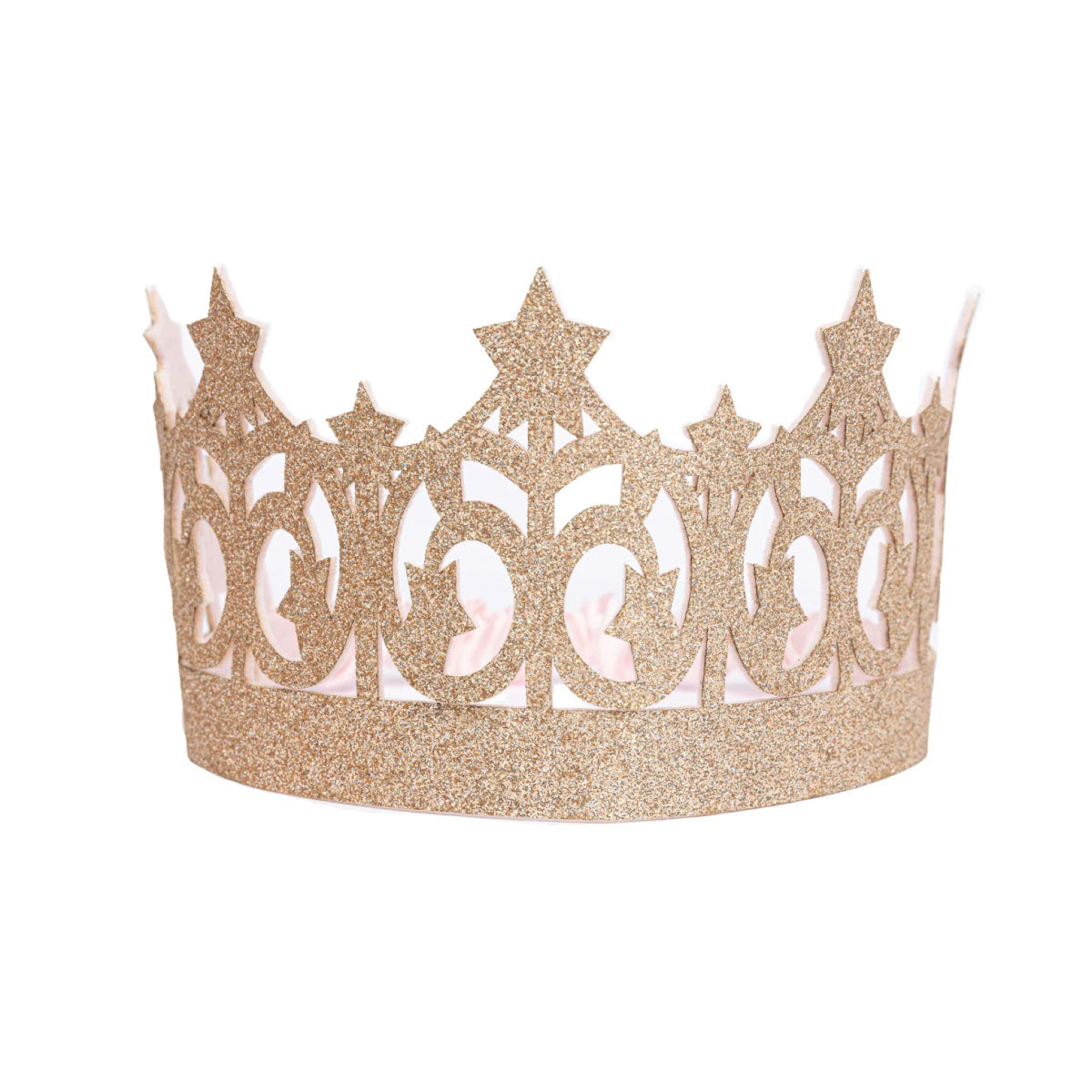 Great Pretenders Gold Glitter Crown