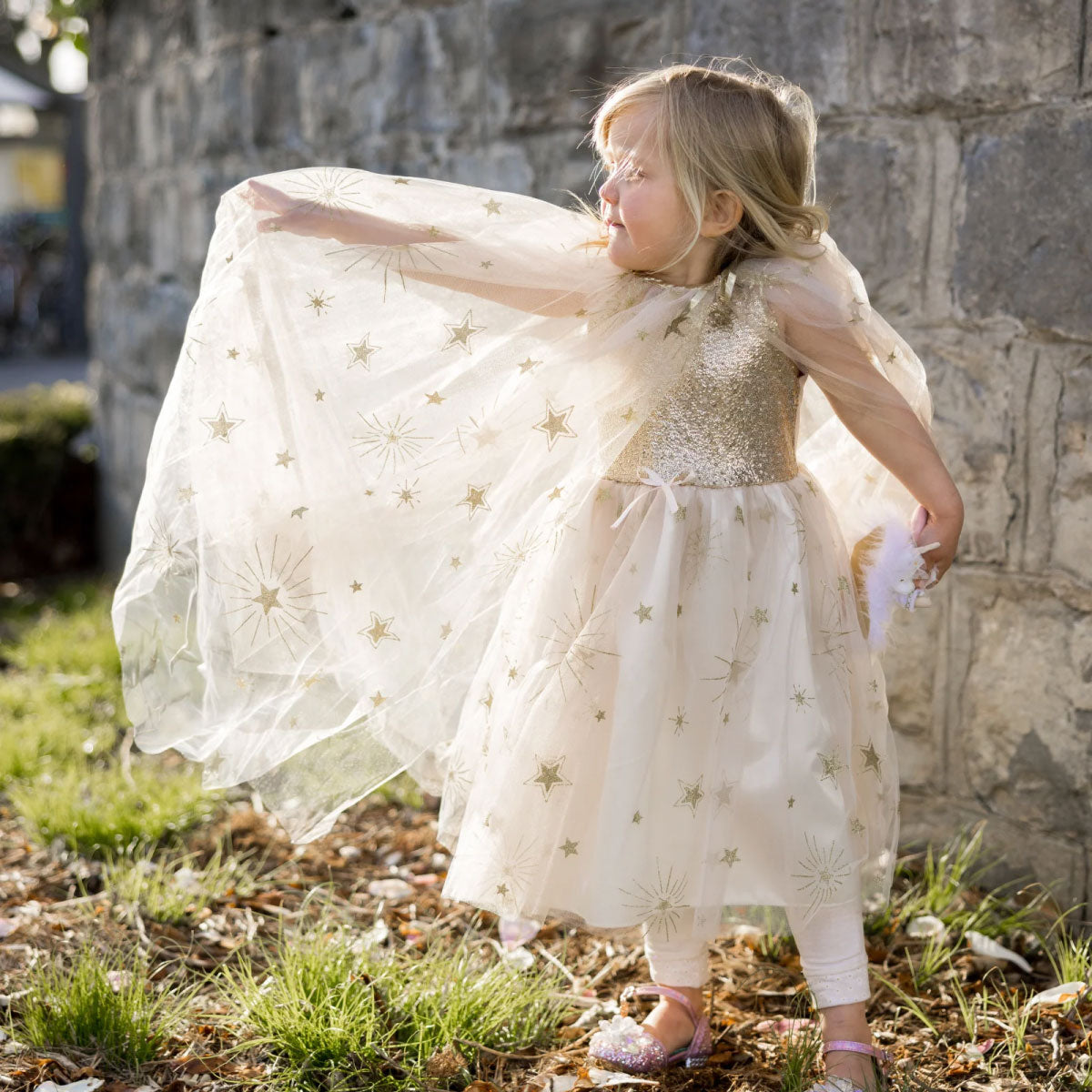 Great Pretenders Glam Party Gold Cape