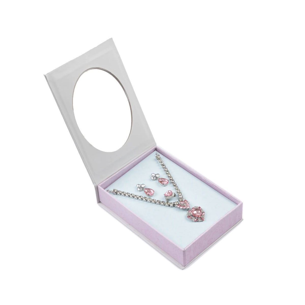 Great Pretenders The Marilyn Jewelry Set - Pink and Silver