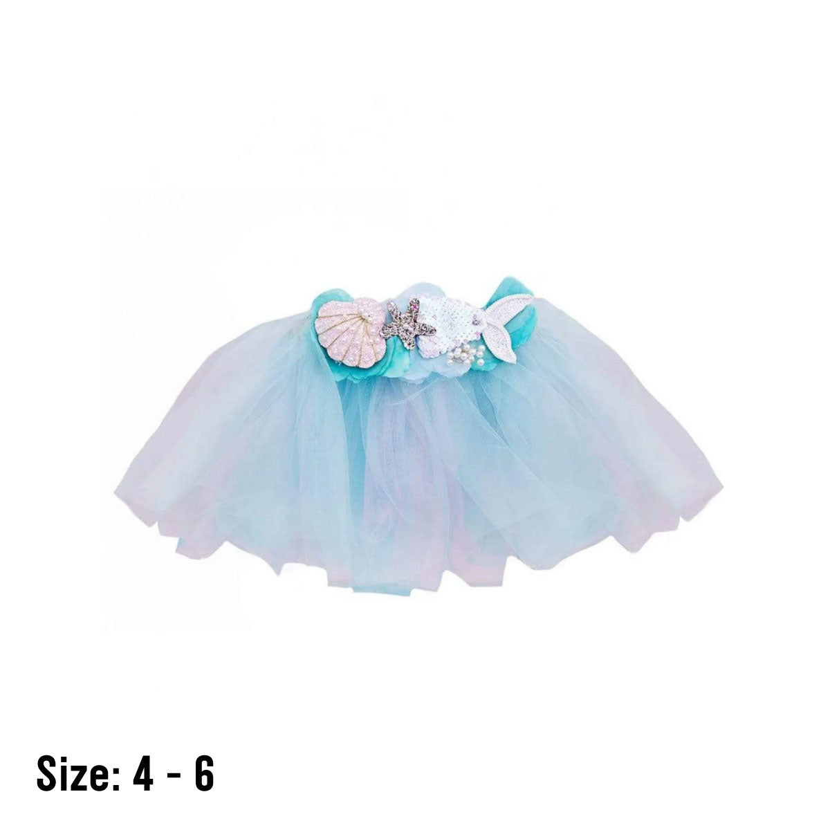 Great Pretenders Mermalicious Tutu Size 4-6