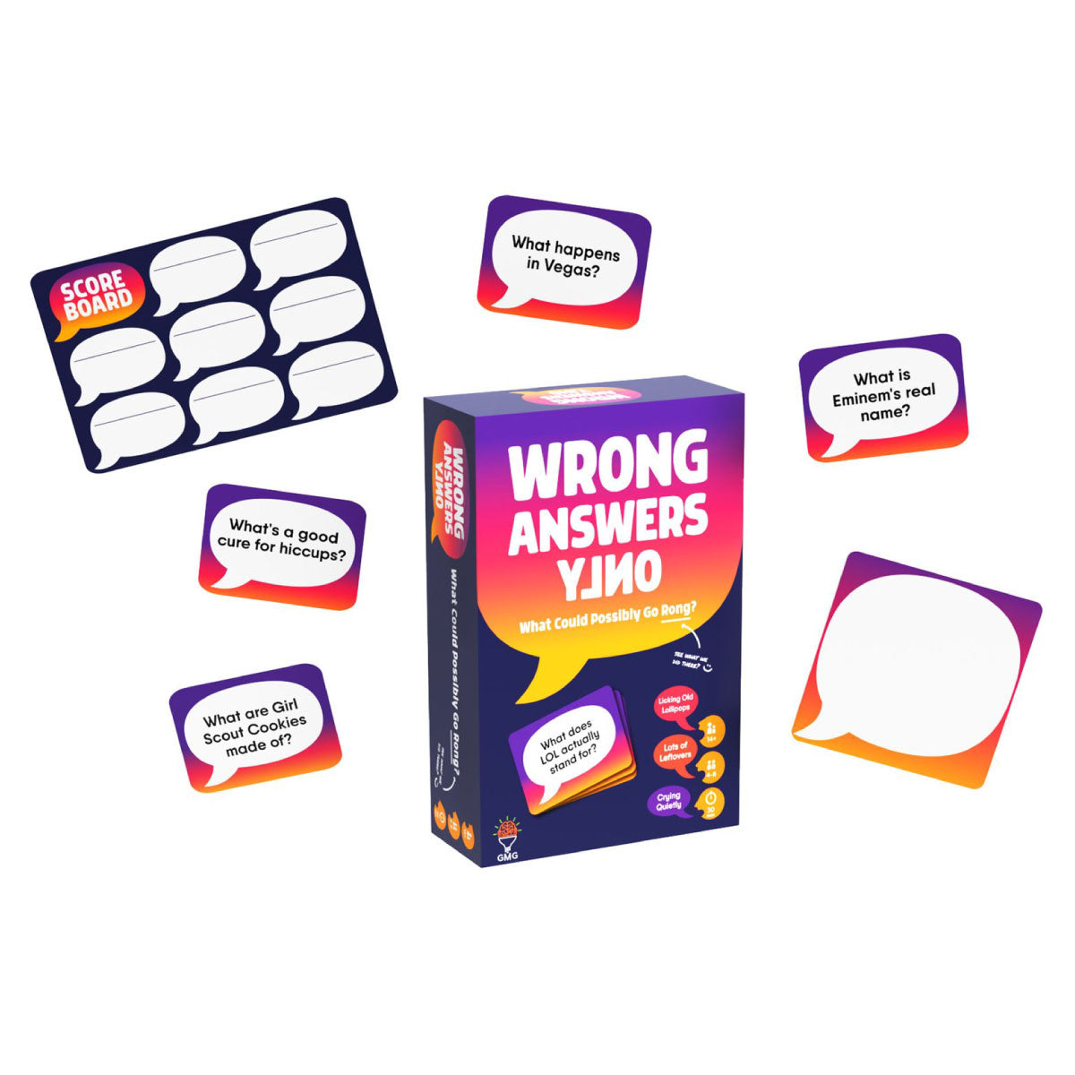 Gray Matter Games Wrong Answers Only Game