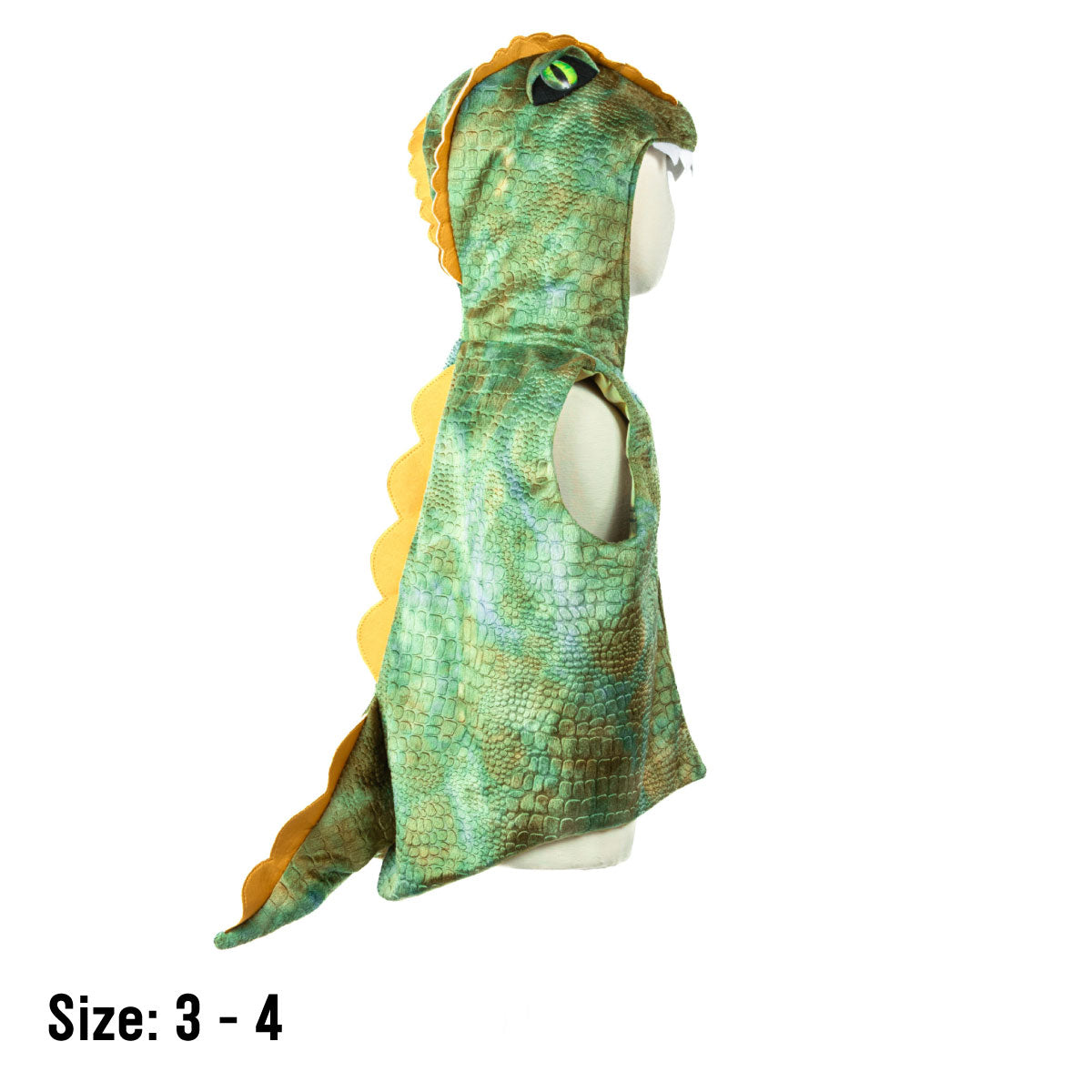 All Day Everyday Dinosaur Vest - Green - Size 3-4