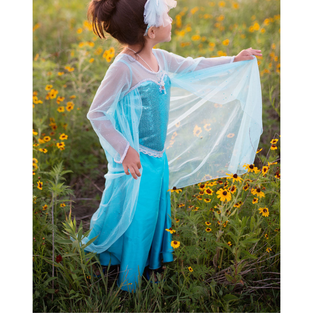 Ice Queen Dress With Cape