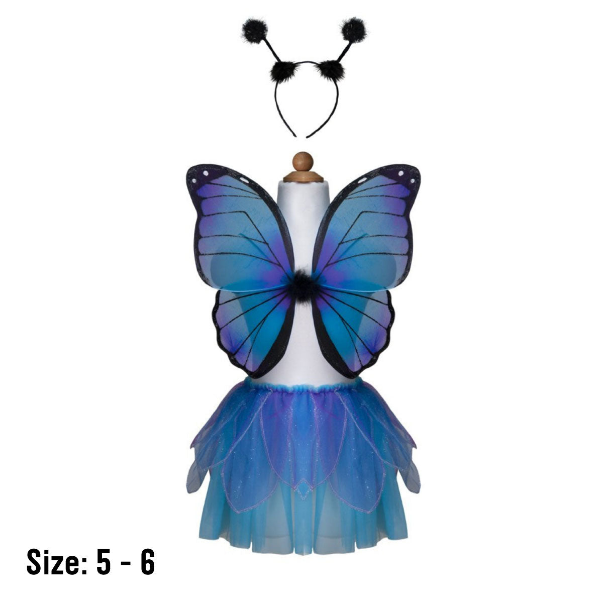 Great pretenders Midnight Butterfly Tutu with Wings & Headband