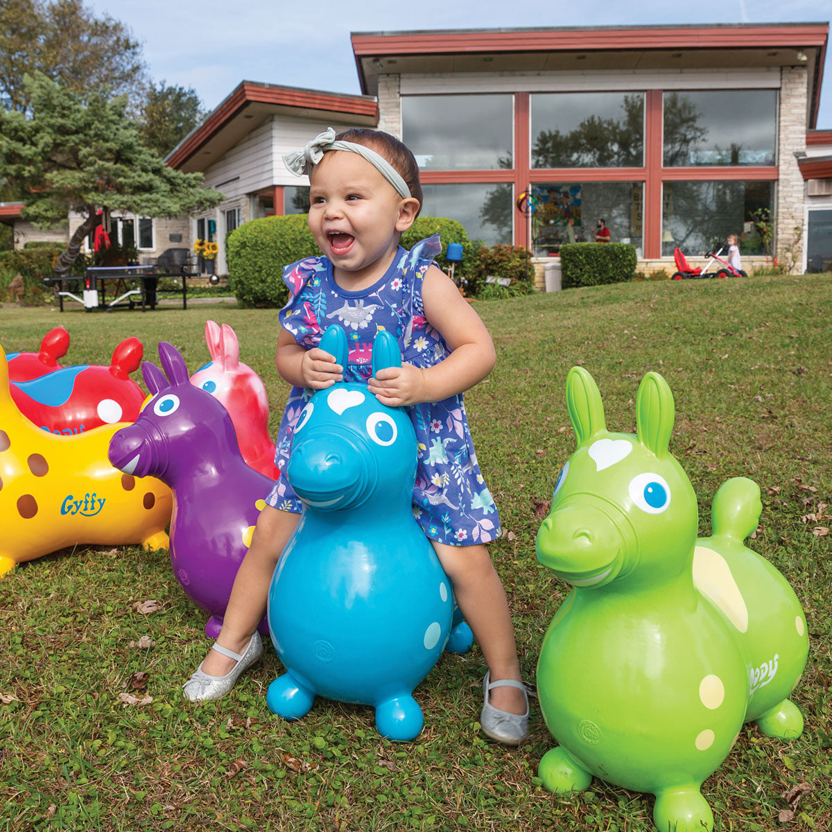 Gymnic Rody Horse Toddler Inflatable Bouncing Ride On Toy Toy