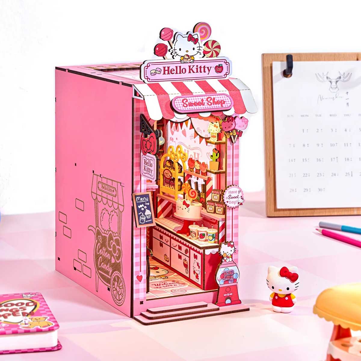 Hands Craft - Hello Kitty Sweet Shop DIY Book Nook Kit
