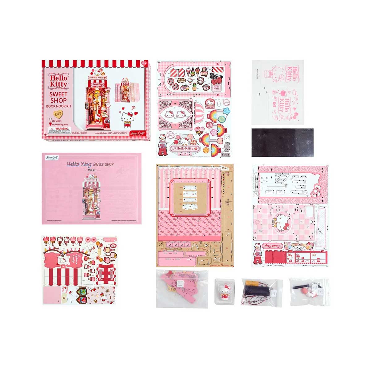 Hands Craft - Hello Kitty Sweet Shop DIY Book Nook Kit