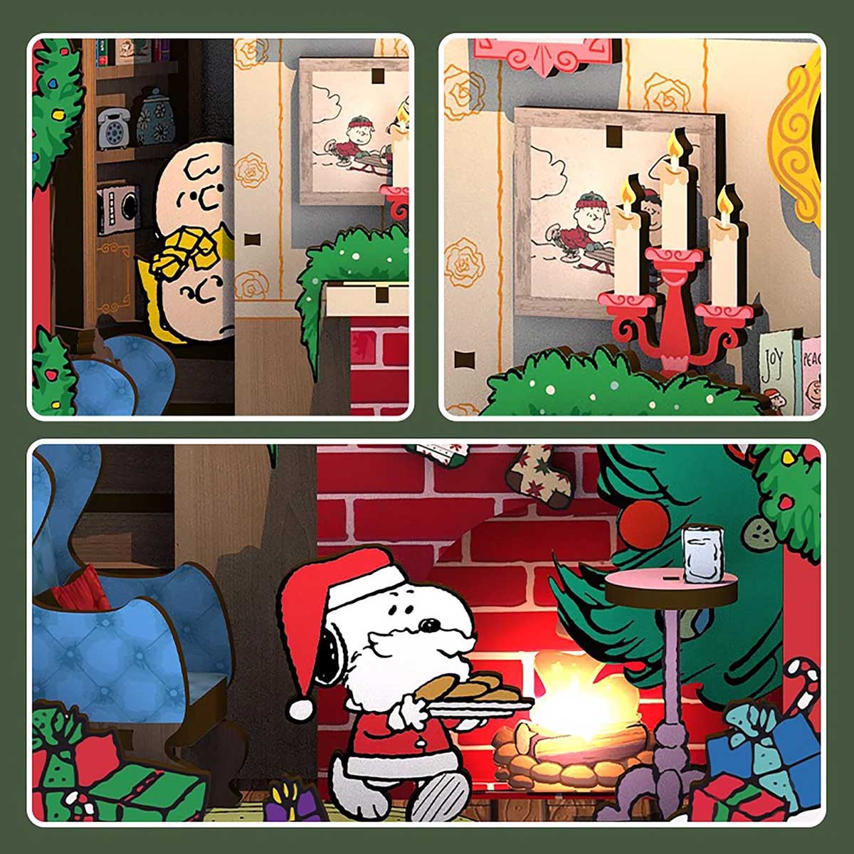 Hands Craft - Peanuts Christmas DIY Book Nook Kit