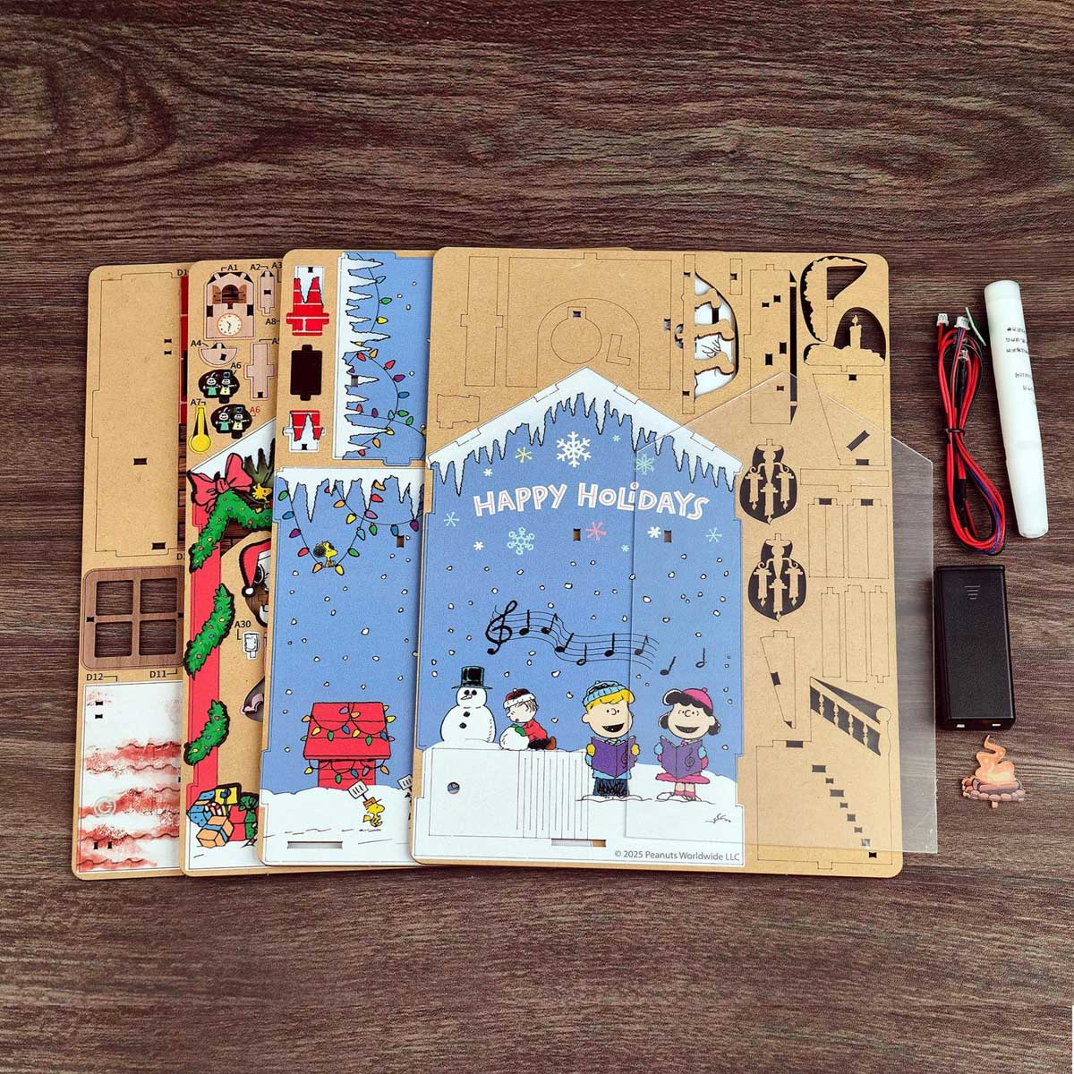 Hands Craft - Peanuts Christmas DIY Book Nook Kit