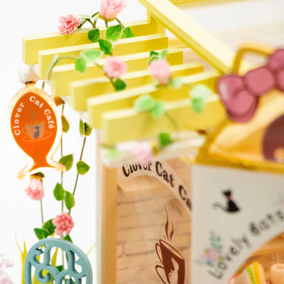 DIY Miniature House Kit - Clover Cat Cafe