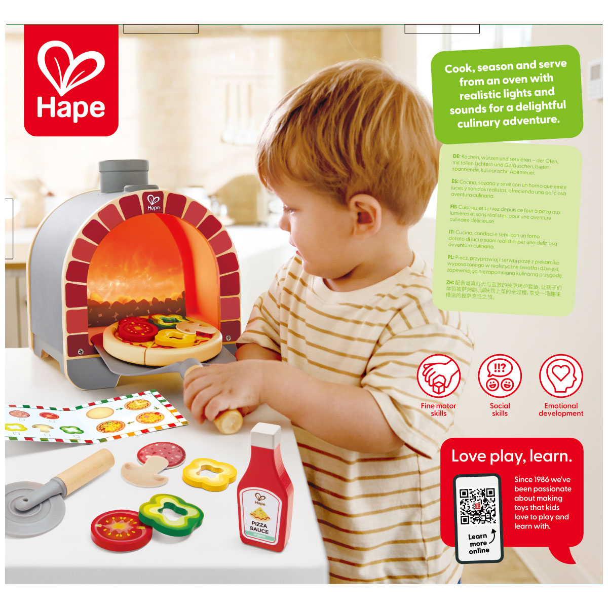 Hape Light & Sizzle Pizza Oven