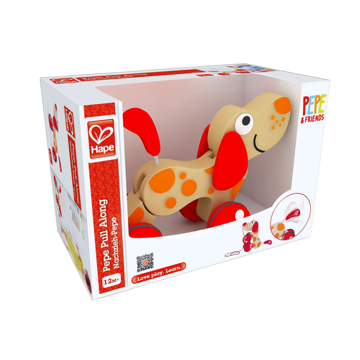 Hape Pepe Pull Along Puppy