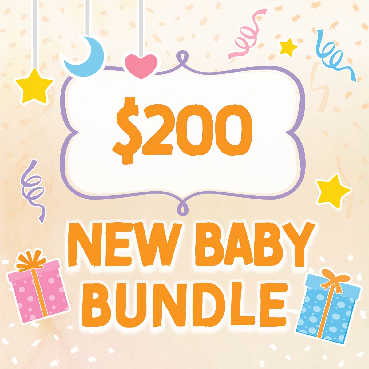 Happy Up New Baby Gift Bundle - $200 budget