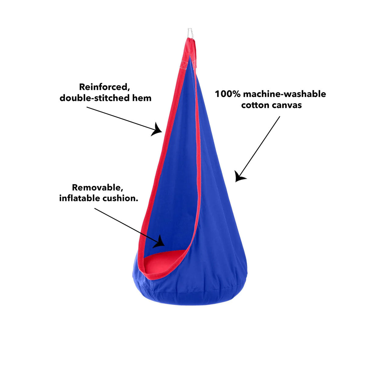 Hearthsong HugglePod Deluxe Canvas Hanging Chairs