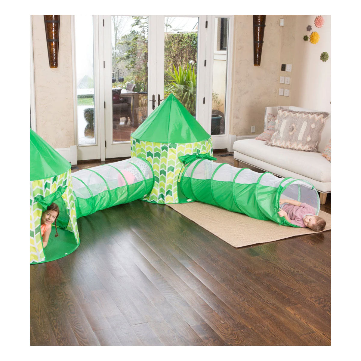 Hearthsong Pop-Up Play Tents and Tunnels - Green